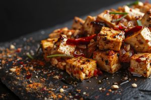 Tofu Pad Thai Dum : Tofu sauté au poivre noir et soja